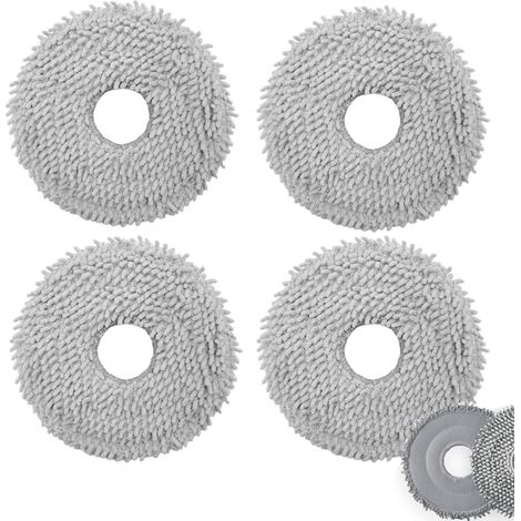 4 Stück Wischmopps Für Roborock Q Revo, Ersatzteile Für Roborock P10 Staubsauger, Waschbare Und Wiederverwendbare Wischpads