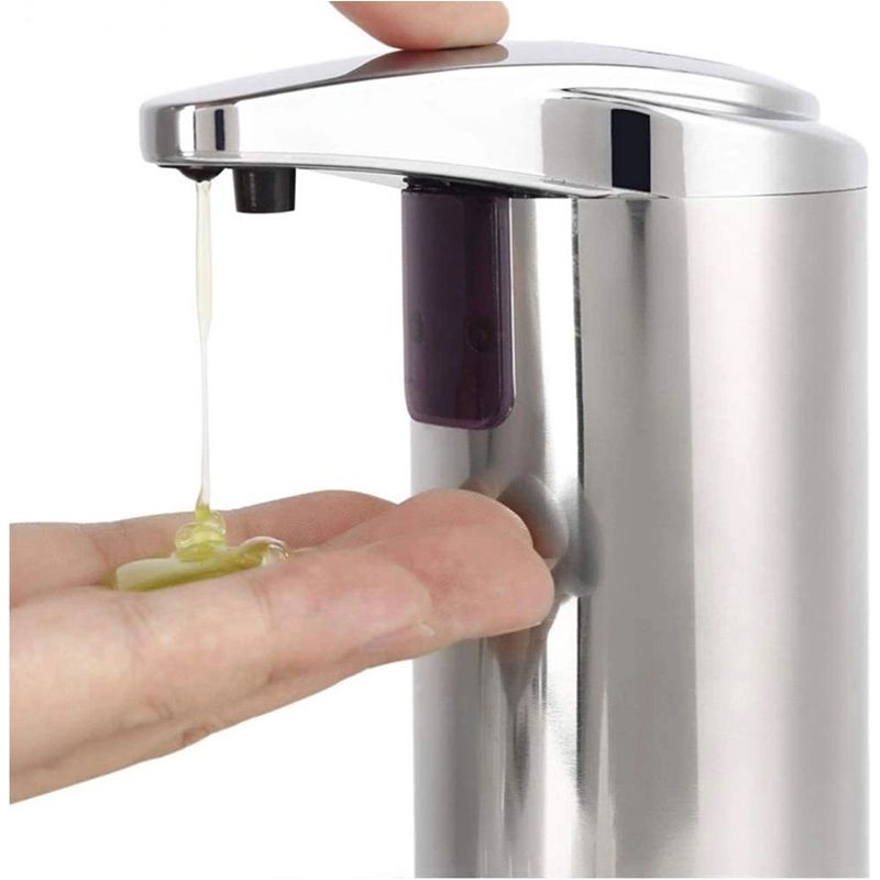 Automatischer Seifenspender, 220 Ml, Aus Edelstahl Mit Sensor