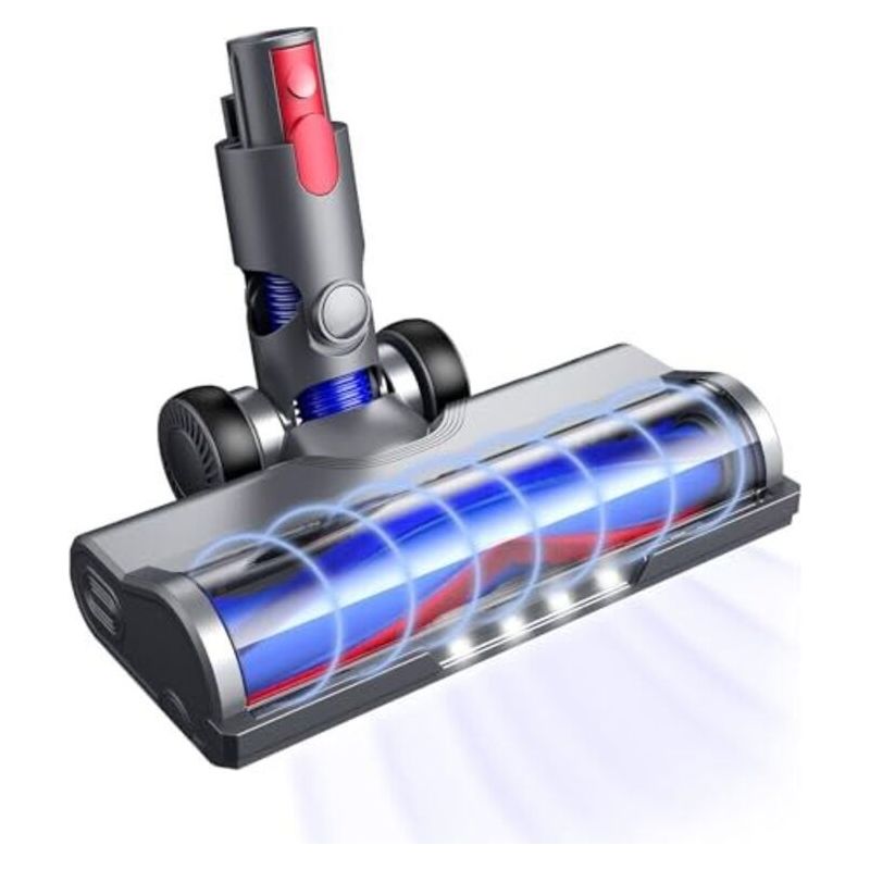 Ersatzbürsten-zubehör Kompatibel Mit Dyson Staubsaugern V7, V8, V10, V11, V15 – Direktangetriebene Bodendüse Mit 4 Led-leuchten Für Hartböden Und Teppiche