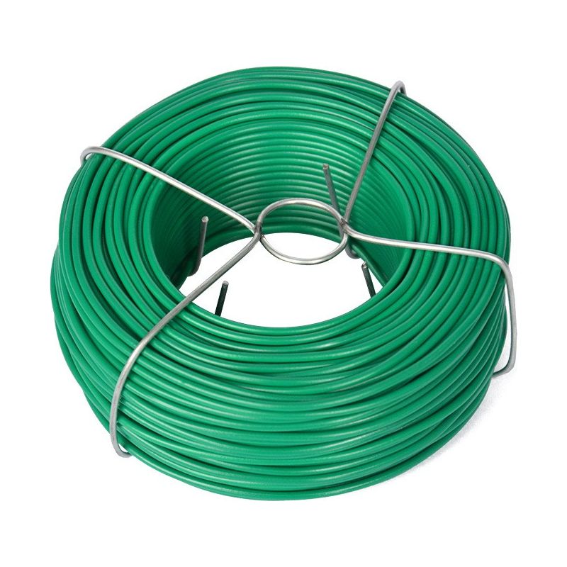 Pflanzendraht - Durchmesser: 2,1 Mm - 50 M - Pvc-beschichtet - Grün