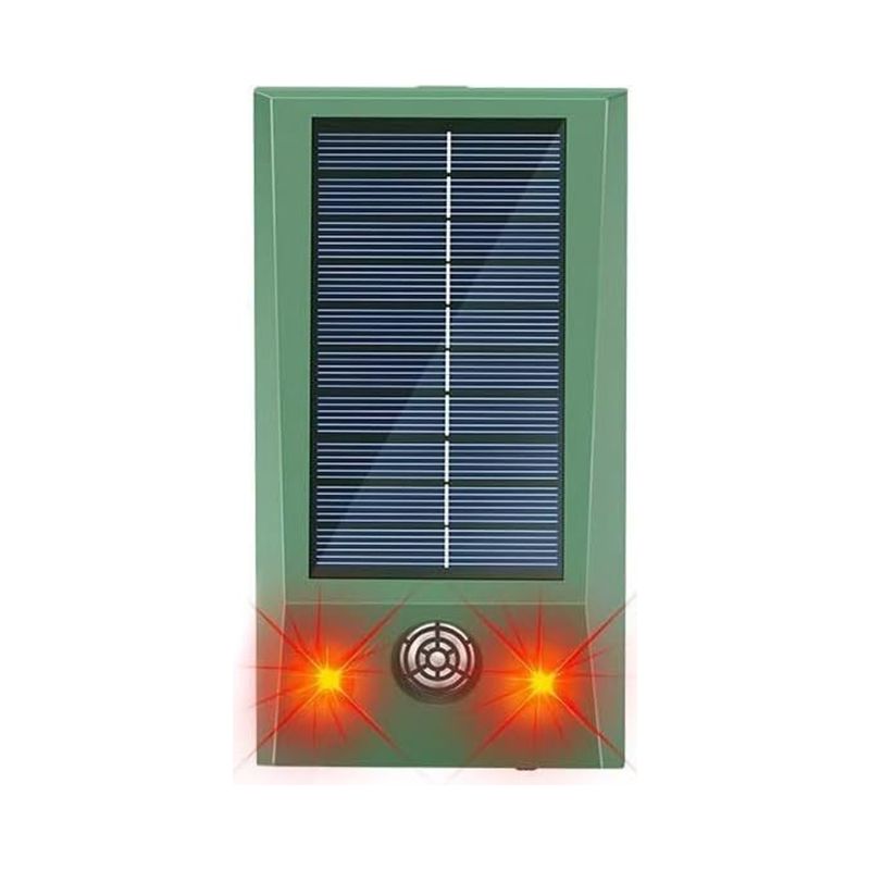 Solarbetriebener Ultraschall-katzenvertreiber - Geeignet Für Gärten - Vertreibt Katzen, Füchse, Eichhörnchen Und Nagetiere
