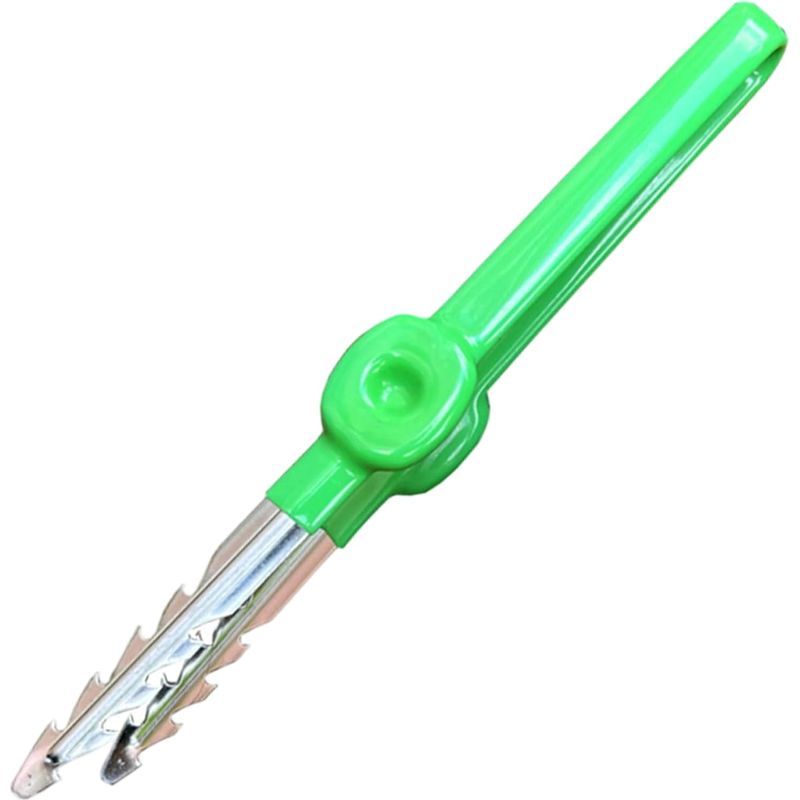 19 Cm Edelstahl-pinzette Mit Gezahnter Spitze Und Rutschfestem Griff, Professionelles Tragbares Gartenwerkzeug Zum Säen, Unkrautjäten Und Andere Gartenbedarf