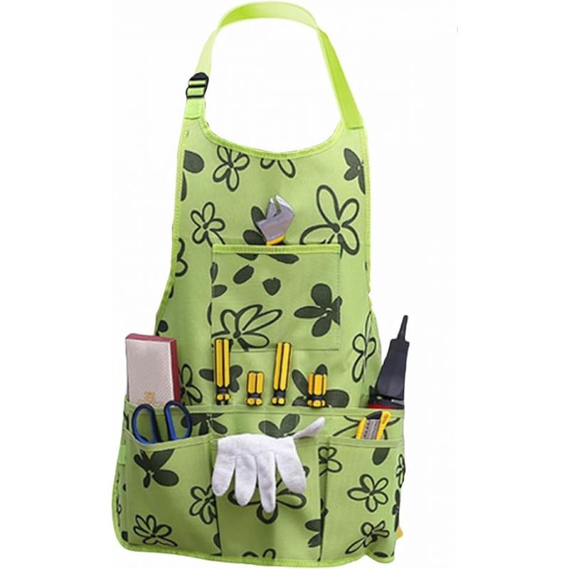 1 Stück Garten-schürze Aus Verdicktem Oxford-gewebe, Multifunktionale Werkzeugtasche, Wasserdicht Und Verschleißfest Für Frauen Und Männer