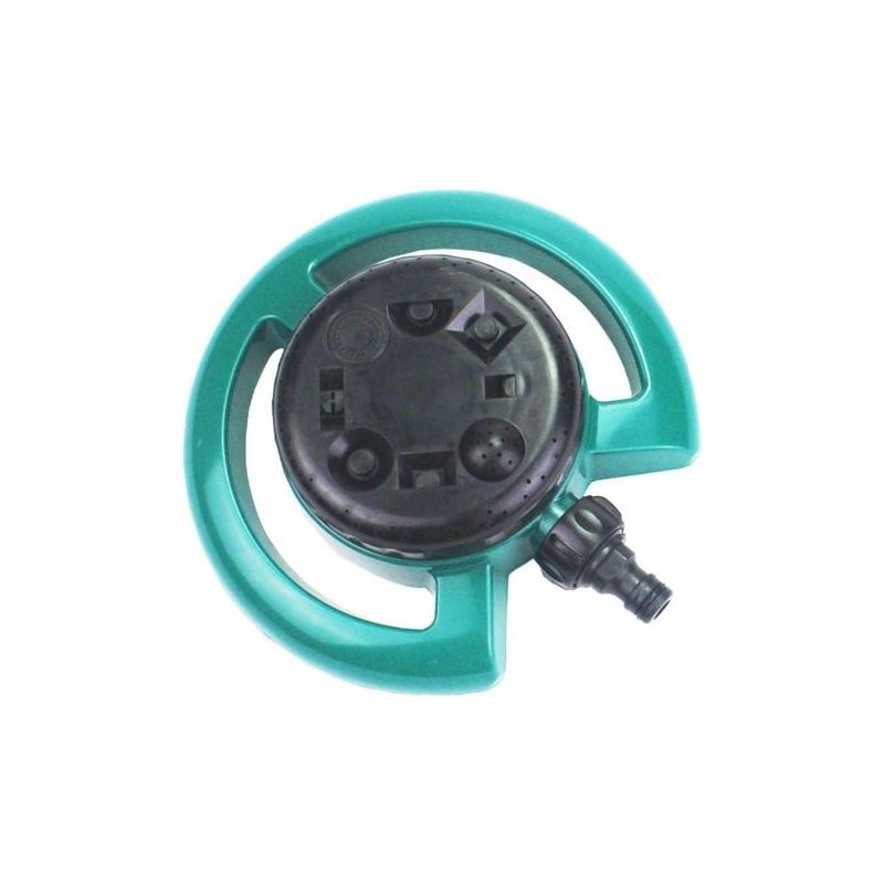 Garten-gießkanne, Rasensprenger, Automatischer Sprinkler Mit Acht Rotierenden Bewässerungsmodi Für Innen- Und Außenbereich, Grün