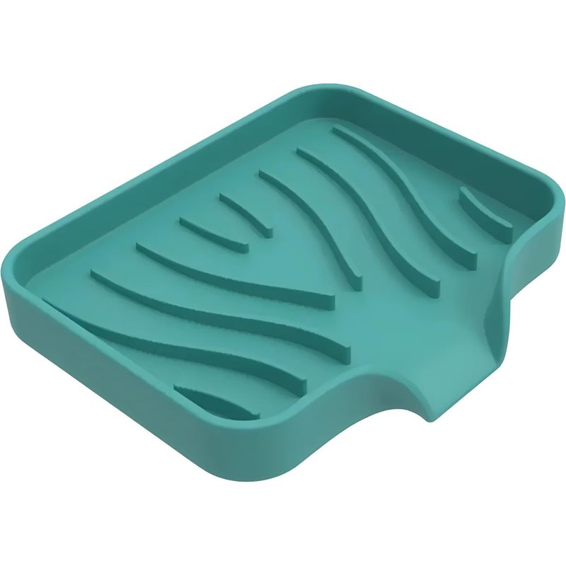 Silikon-seifenschale Mit Rutschfestem Abtropfgitter – Seifenhalter Mit Wasserablauf – Seifenhalter Für Bad Und Küche – Leicht Zu Reinigen – Grün