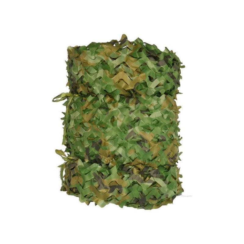 3x8 M, Rechteckiges Schattensegel Aus Grünem Tarnnetz-mesh, Camouflage-design