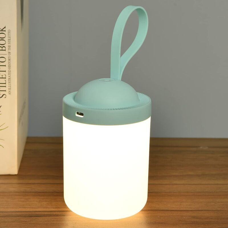 Lampe Lanteright Für Kinder, Tragbare Batteriebetriebene Lampe, Augenschonend 3000 K, Stufenlos Dimmbar, Wiederaufladbare Led-zeltlaterne, Perfekt Als Nachtlicht Im Kinderzimmer