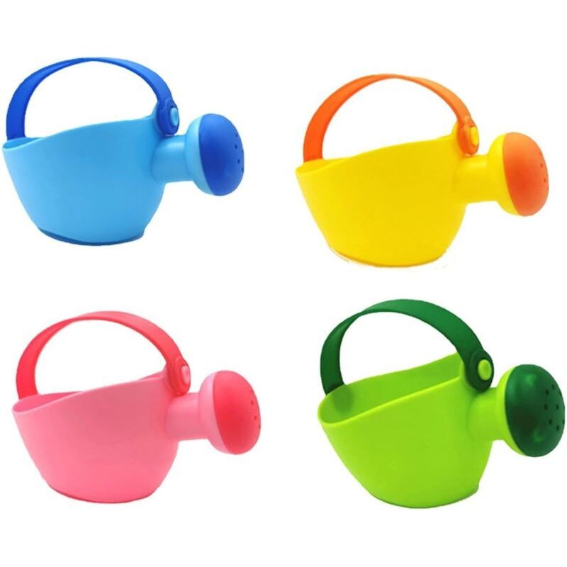 4-teiliges Kleines Gießkannen-set Mit Brausekopf Für Kinder, Kinder-gießkannen, Gartenwerkzeuge Für Kinder, Gartenausstattung, Gießeimer Für Mädchen (zufällige Farbe)