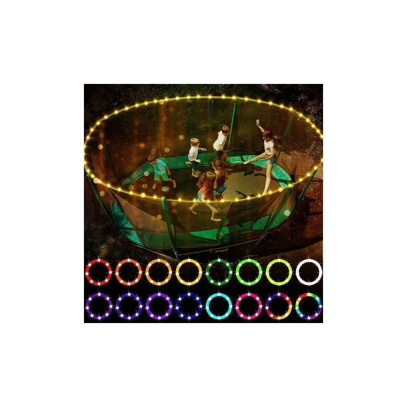 Led-trampolin-beleuchtung, Ferngesteuerte Led-leuchte Für Trampoline, 16 Farben Selbst Einstellbar, Wasserdicht, Super Hell Für Nachtspiele Im Freien, Tolles Geschenk