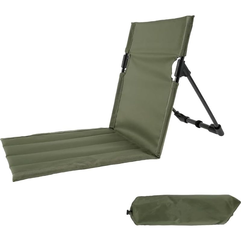 Ultraleichter Klappbarer Campingstuhl Mit Rückenlehne, Outdoor-entspannungsstuhl Mit Tragetasche Für Camping, Strand Und Autoreisen