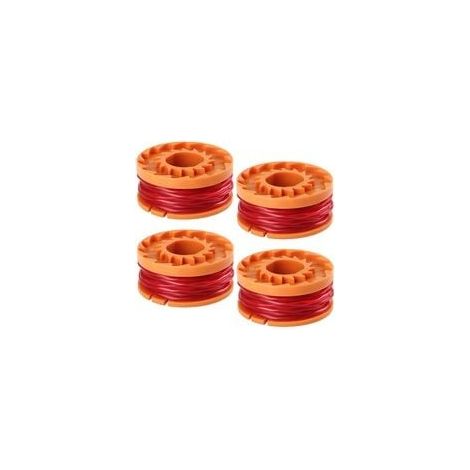 Worx Wa0010 10-fuß Faden Für Rasentrimmer/kantenschneider - 4er-pack, Für Wg150 Wg151 Wg152 Wg155, Wg165 Wg166 Wg160 Wg167 Wg175, Garten, Rasen, Versorgung, Wartung