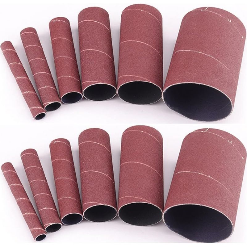 Set Aus 12 Schleifmanschetten Für Oszillationsschleifer - 11,4 Cm