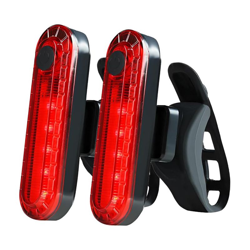 2 Stück Rücklicht Fahrrad Stark, Fahrrad Rücklicht, Wiederaufladbar Über Micro-usb, Led Fahrrad Rücklicht, 5 Modi Ipx6 Wasserdicht Led Lampe Für Fahrrad Radfahren Mtb