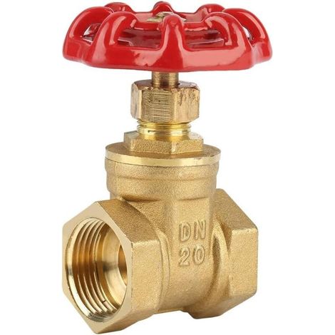 Dreh-klemm-absperrventil Aus Messing Dn20, Innengewinde, Absperrventil Aus Kupfer 6 Minuten, Kupferventil 1 Zoll