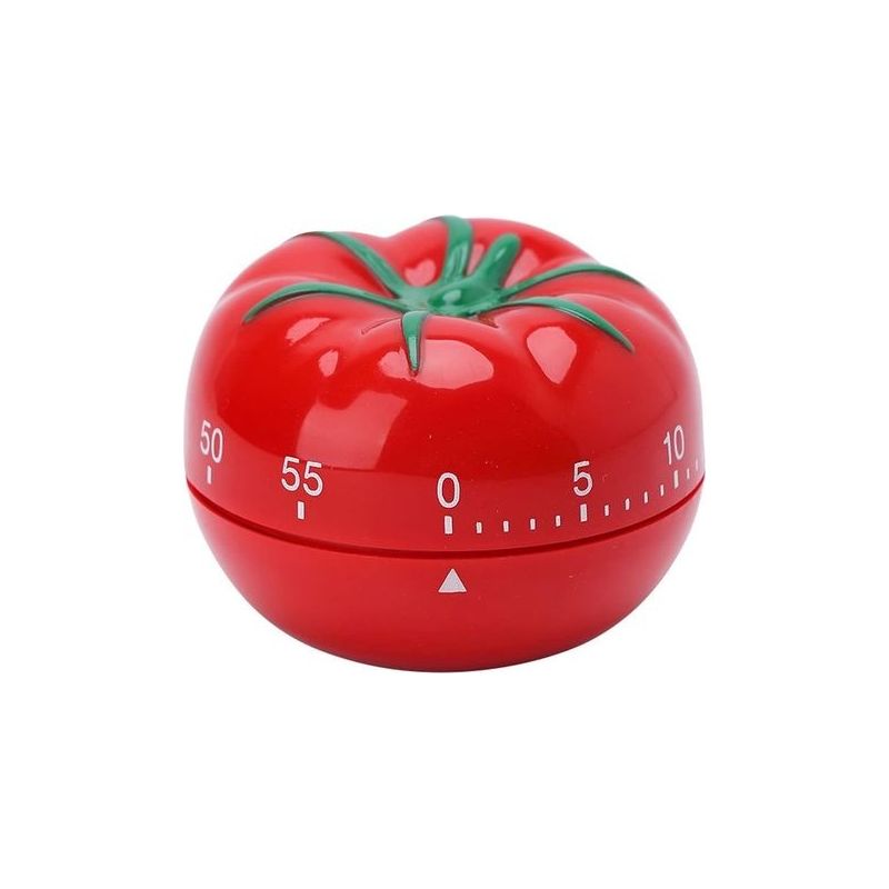 Mechanischer Küchen-timer, Countdown-timer Für Kinder Und Erwachsene, Niedlicher Roter Tomaten-timer Aus Kunststoff