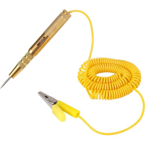 Kfz-stromkreis-prüfstift, Dc 6v 12v 24v Mit Rot-grüner Led-lampe, Kontrollleuchte Geeignet Für Autos, Lastwagen, Motorräder, Boote Und Mehr
