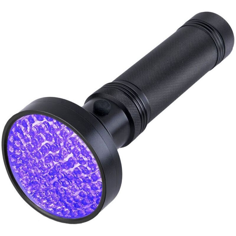 Professionelle Uv-taschenlampe Mit Hoher Helligkeit, 100 Leds, Tragbare Schwarzlicht-taschenlampe Zur Erkennung Von Tierflecken, Reinigung Von Lebensmitteln Und Utensilien, Währungstest, Detektion, Ta