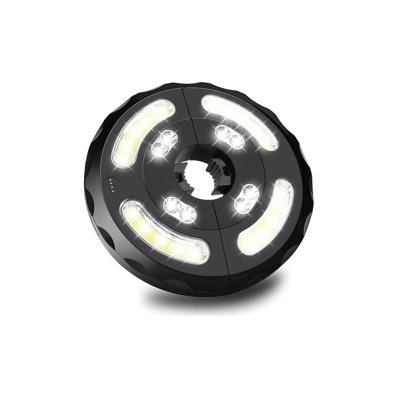 Wiederaufladbare Lampen Für Sonnenschirme, 28 Led Sonnenschirmlicht, Garten-regenschirmleuchte Mit 3 Helligkeitsstufen, Beleuchtung Für Strand-sonnenschirme