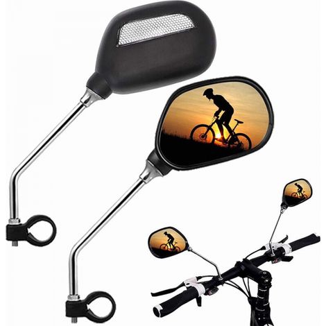 Fahrradrückspiegel, Outdoor-reitausrüstung, Sicherheitswarnung, Flacher Reflektor, Rückspiegel Für Elektrische Mountainbikes