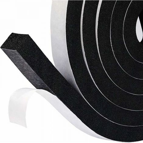 Tür- Und Fensterdichtungen Aus Viskosem Schaum, Zugluftstopper Für Türen, Stoßdämpfende Und Schalldämmende Dichtungen [2 Meter, 2 Rollen]