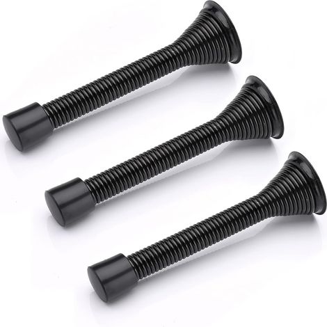 3er-set Türstopper Mit Feder, 85 Mm, Wandmontierte Federtürstopper Zum Schutz Von Wänden Und Türen.