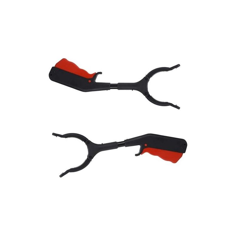 Greifzange, Aufnahmewerkzeuge, Abfallzange, Komfortabler Gummigriff, Tragbar Für Zuhause (30 Cm) 2 Stück