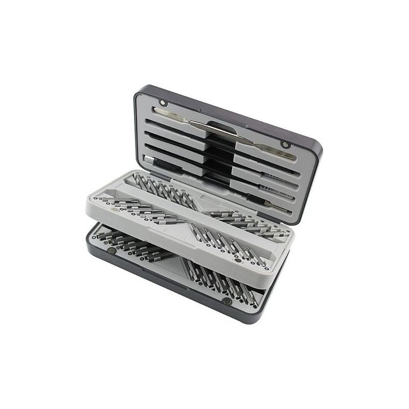 66-teiliges Set Magnetischer Schraubendreher, Präzisionsbits, Griff Aus Aluminiumlegierung