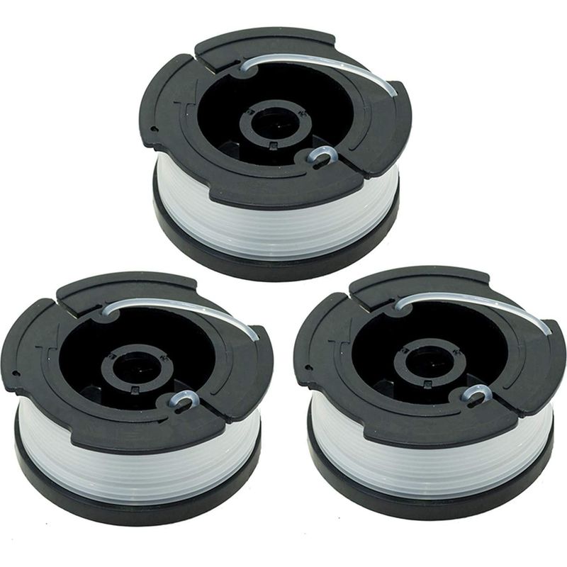 Spule Mit 0,065 Zoll Für Black+decker Rasentrimmer (ersatzspule Mit Automatischer Zuführung), Kompatibel Mit Black+decker Af-100, 3er-pack