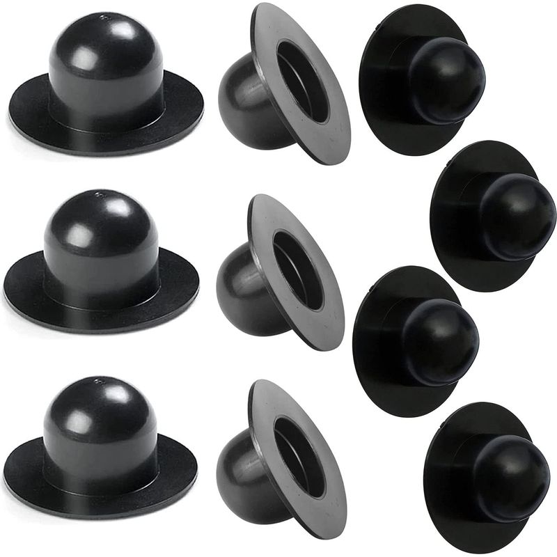 10 Stück Poolstopfen Intex, Ersatz-bodenstopfen Für Pool-filterpumpe, Kompatibel Mit Intex Pool (schwarz)