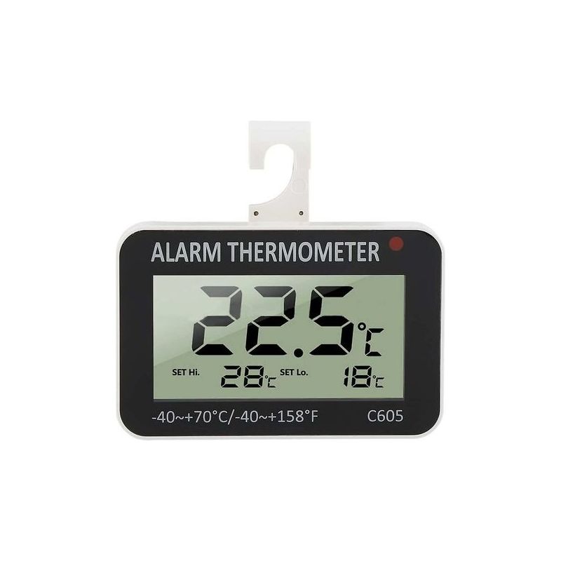 Kühlschrankthermometer Messung Von -40°c Bis +70°c Elektronisches Kühlschrankthermometer Digitaler Alarm Gefrierschrank