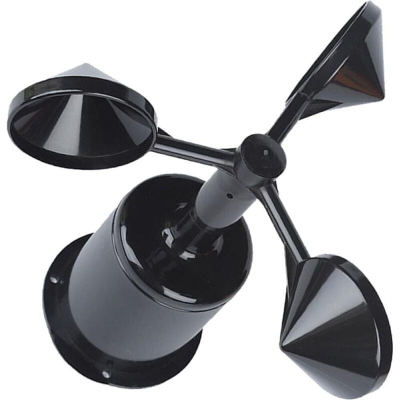 Anemometer Mit Abs, Windrichtungsanzeige, Kompaktem Gehäuse Und Präziser Windgeschwindigkeitsmessung Für Landwirtschaftliche Und Meteorologische Anwendungen