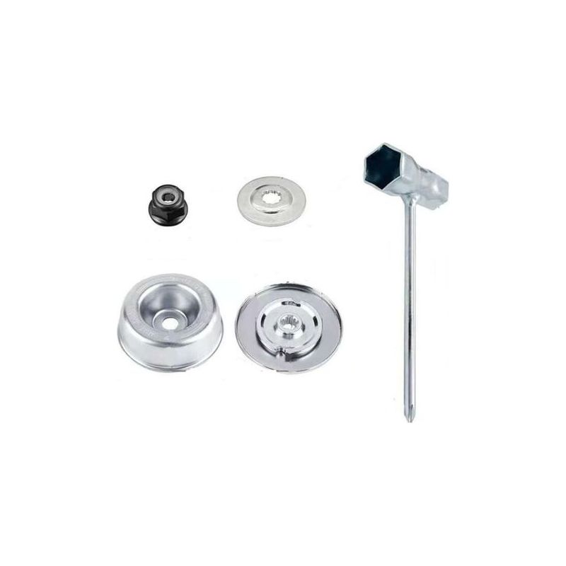 4er-set Ersatzteile Und Zubehör Für Stihl Rasentrimmer Fs55 Fs56 Fs120 Fs130 Fs130r Fs200 Fs200r Fs250, Hochwertige Metallklinge Für Stihl Freischneider, Befestigungssatz Zum Austausch