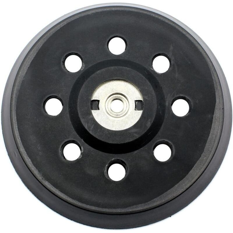 Schleifteller 125 Mm – Kompatibel Mit Metabo Sxe 325/425 – Mittelharte Ausführung – Schnelle Und Einfache Montage – Hitzebeständige Materialien - 631220000