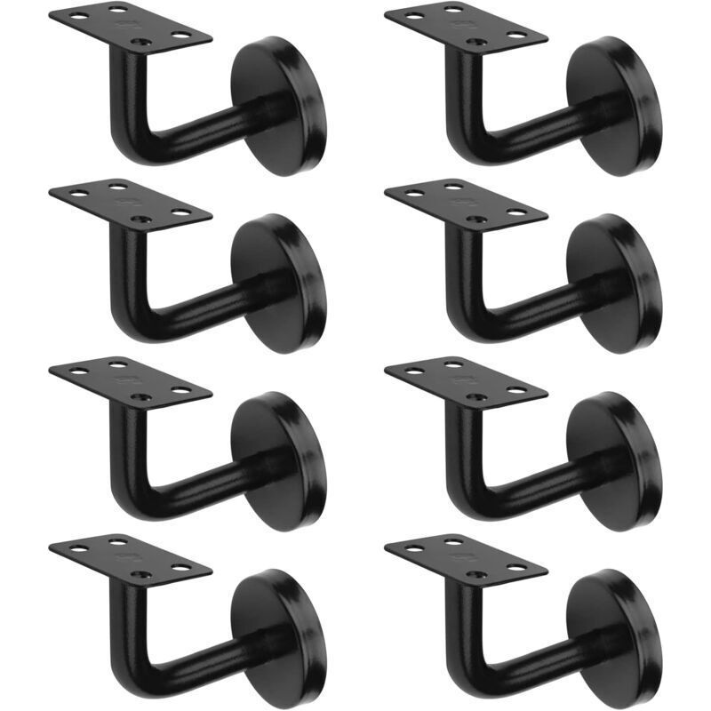 8er-set Edelstahl-handlaufhalter – Tragkraft 60 Kg – Für Innen- Und Außenhandläufe – Einfache Montage