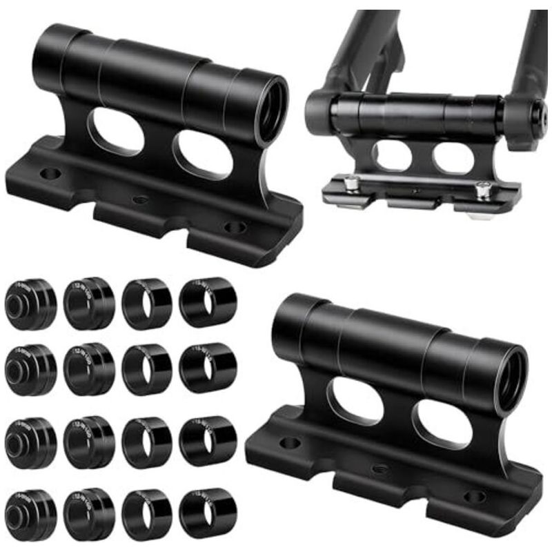 Fahrradgabelhalterung 2-teilig, Dachträger-fahrradgabelhalterung Für Autos, Fahrradgabelhalter Mit Befestigungsclip, Fahrradgabel Aus Aluminiumlegierung, Vielseitiger Fahrradblock