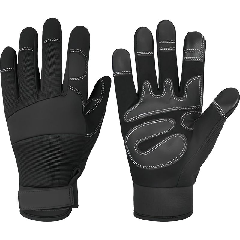 Schutzhandschuhe Für Kettensägen, Forsthandschuhe (kettensägen Und Gartenwerkzeuge) - Größe 11 Schwarz (xl)
