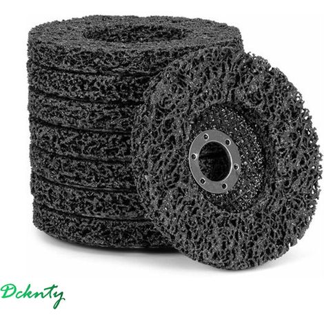 Lamellenschleifscheibe Für Winkelschleifer 125 Mm – 2er-pack Schwarze Scheiben – Zum Schleifen Von Metall, Holz Und Stein – Bohrung 22,23 Mm