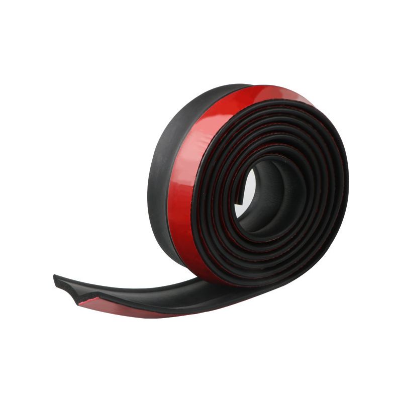 2,5 M Vielseitige Gummilippendichtung, Garagentor-dichtung, Rollladentür-dichtung, Vollständige Untere Abdichtung Mit Randabdeckung (5x60 Mm)