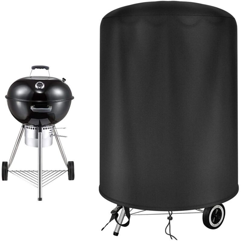 Abdeckung Für Kugelförmigen Grill, 70 Cm – Oxford 500d Wasserdicht – Uv- Und Reißfest – Mit Verstellbarem Kordelzug