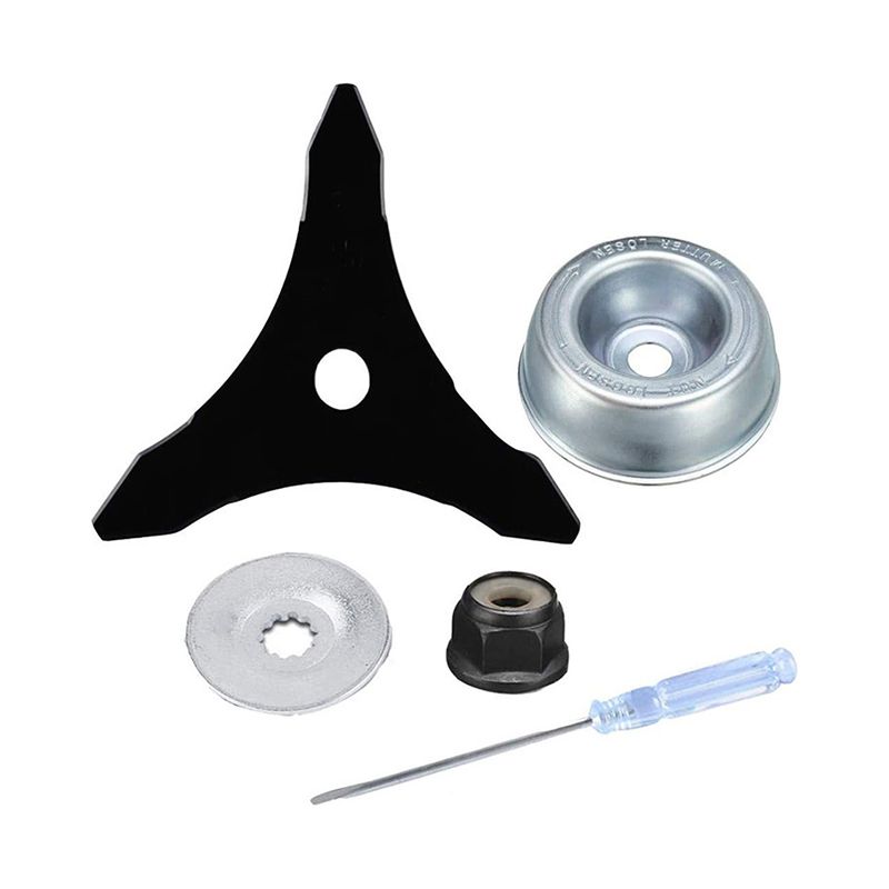 Freischneiderklinge Mit Wartungsset Und Adapterkit Für Rasenmäherklingen
