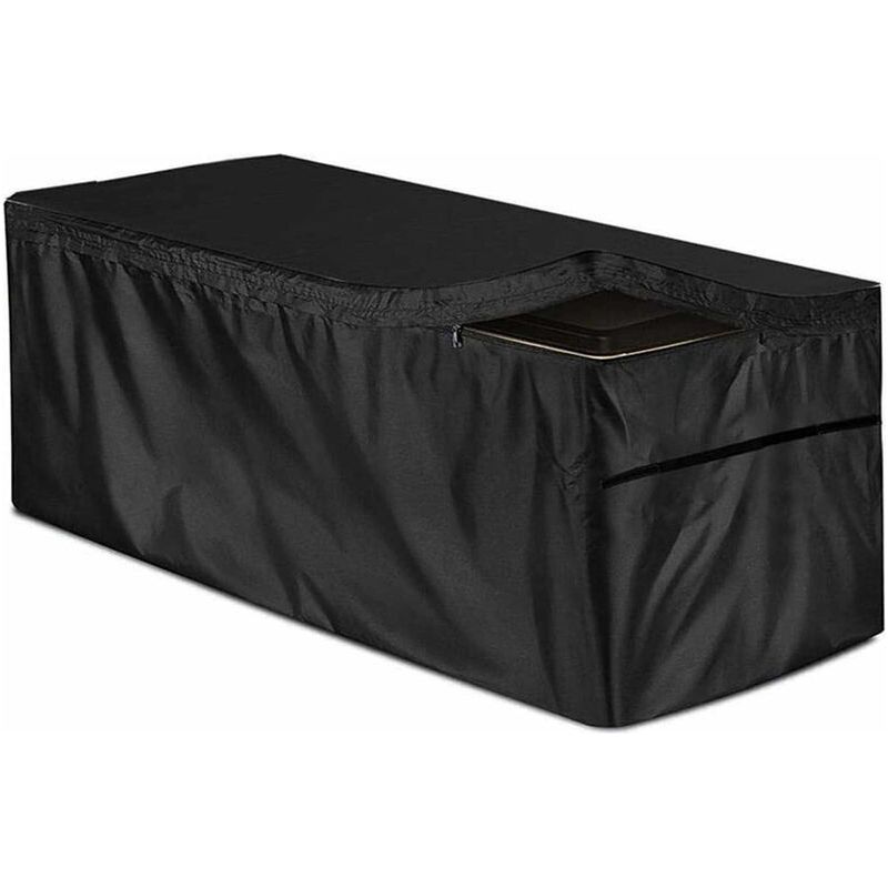 Schutzhülle Für Aufbewahrungsbox 130 X 60 X 71 Cm – Silberbeschichtetes 210d Oxford-gewebe – Wasserdicht Und Wetterfest