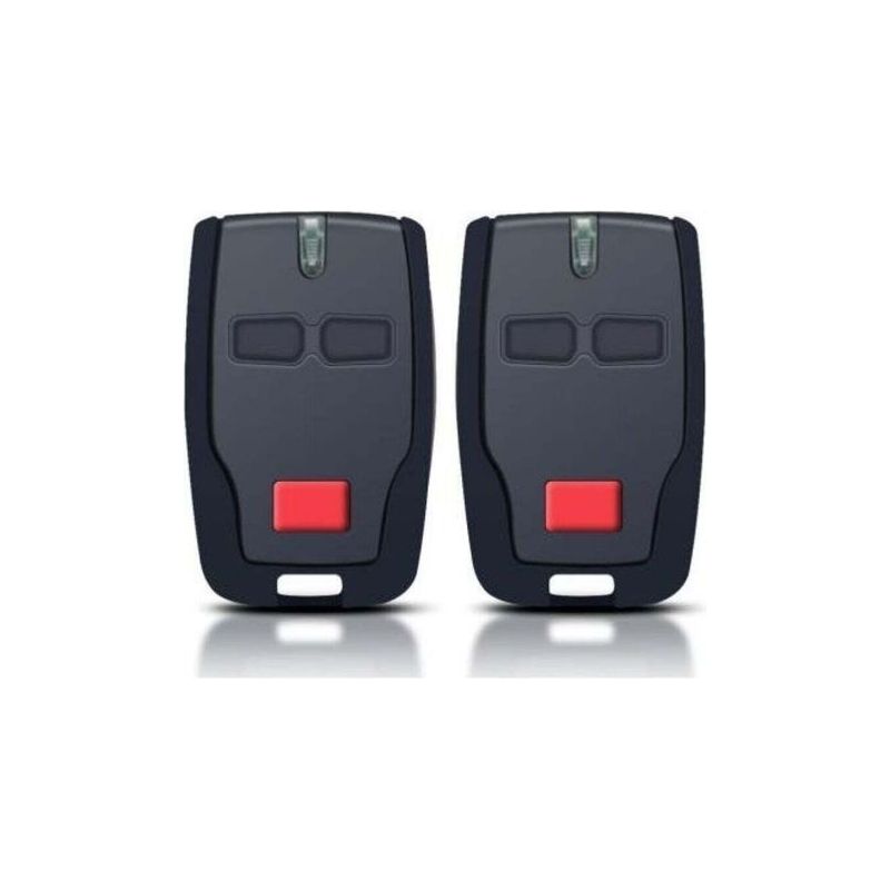 2er-pack Garagentor-fernbedienung, 2-kanal, Kompatibel Mit Mitto Rcb Kleio Ghibli Trc, Frequenz 433 Mhz