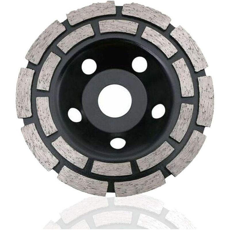 Diamant-trennscheibe 230 X 22,2 Mm – Doppelreihe Für Das Schleifen Von Beton, Granit Und Stein – Bohrung 22,2 Mm – Präzise Oberflächenbearbeitung