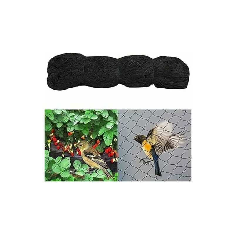 Vogelschutznetz, 5m X 20m Vogelnnetz, Vogelschutznetz, Obstbaumnetz, Schwarzes Vogelnnetz Zum Schutz Von Obstbäumen Und Gemüse Vor Schäden