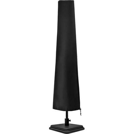 Sonnenschirm Für Garten Und Außenbereich, Sicher In Der Anwendung, Uv-beständig, Wetterfest, Wasserdicht, Farbe Schwarz