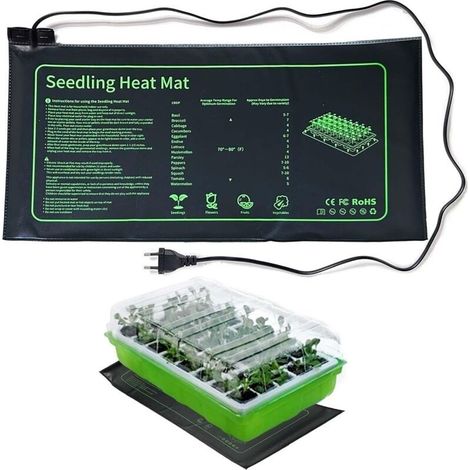 Heizmatte Für Aussaat Und Keimung – Graphen-technologie – Wasserdicht Ip67 – 20 Watt – Maße 53 X 25 Cm