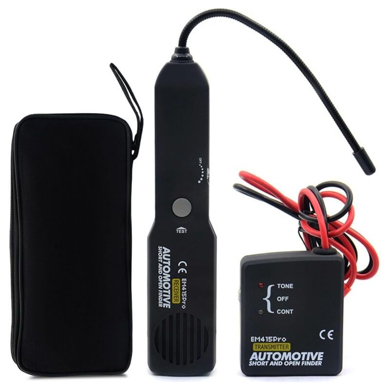 Kabelbruchtester Für Autos, Em415pro Dc 6-42 V Elektrokabelsucher, Kabeltracker, Kabelbruchdetektor Für Mähroboter Zur Erkennung Von Stromkreissystemen