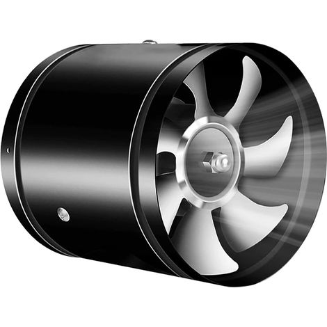 Einweg-abluftventilator, Mini-abluftventilator, Durchmesser 95 Mm, Länge 73 Mm, Schwarz