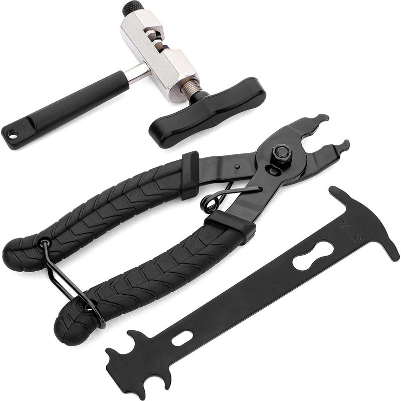 Dreiteiliges Fahrradketten-reparaturset, Kettenzange, Kettentrenner, Fahrradkettenprüfer, Professionelles Werkzeugkit