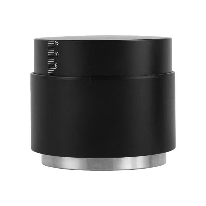 3-in-1-kaffeeverteiler Und Tamper, Verstellbares Espresso-verteilwerkzeug, Geeignet Für Tragbare 51-mm-filterpapiere, Schwarzer Gewindeboden